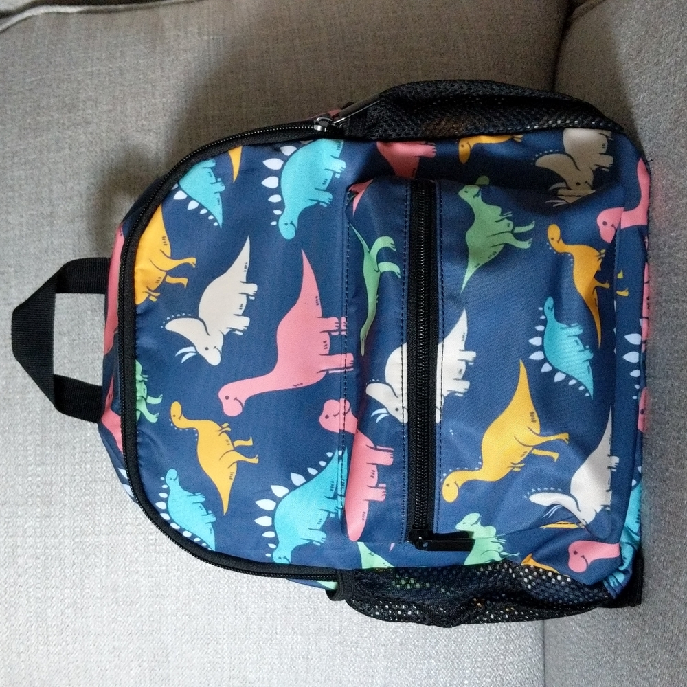 NWOT Kid's Backpack with Dinosaur print